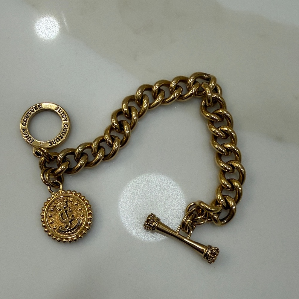 Juicy Couture Gold Charm Bracelet